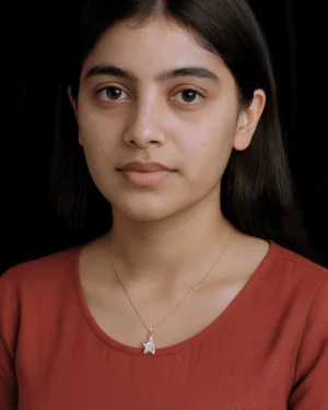 Zevarly Bhavya Rose Gold-Plated Anti Tarnish Pendant