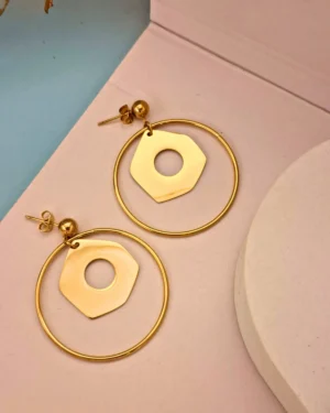 Zevarly Giaara Charm Anti Tarnish Earrings