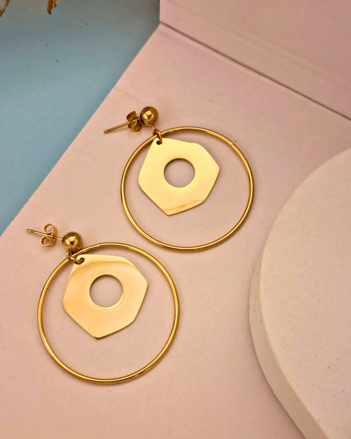 Zevarly Giaara Charm Anti Tarnish Earrings