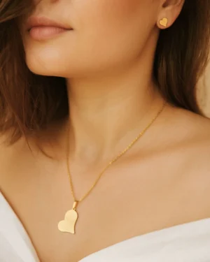 Zevarly Radhika Gold Plated Anti Tarnish Pendant Set