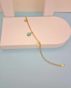 Zevarly Riya Evil Eyes CNC cut Charming Bracelet