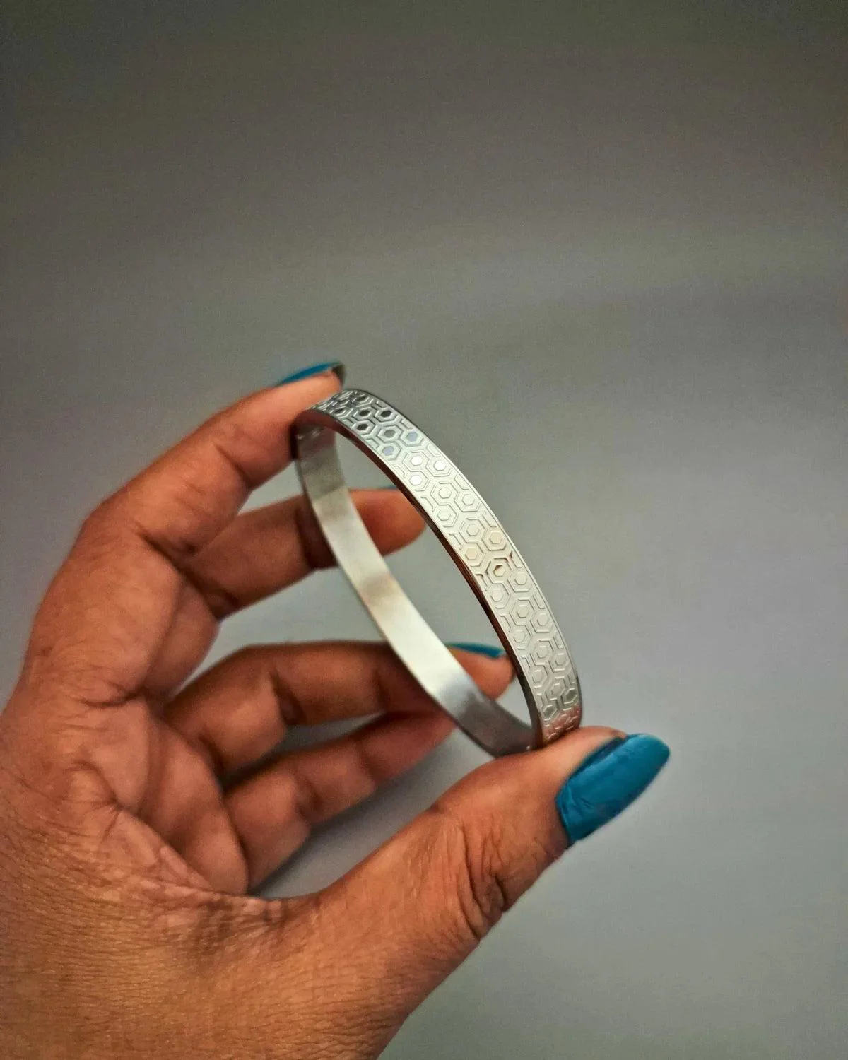 Zevarly Samita Silver Plated Anti Tarnish Bracelet - Image 3