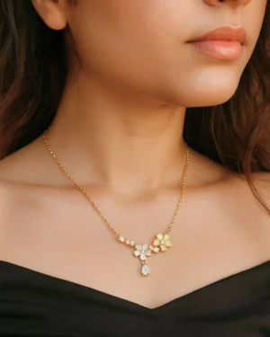 Zevarly Tanvi Anti Tarnish Pendant