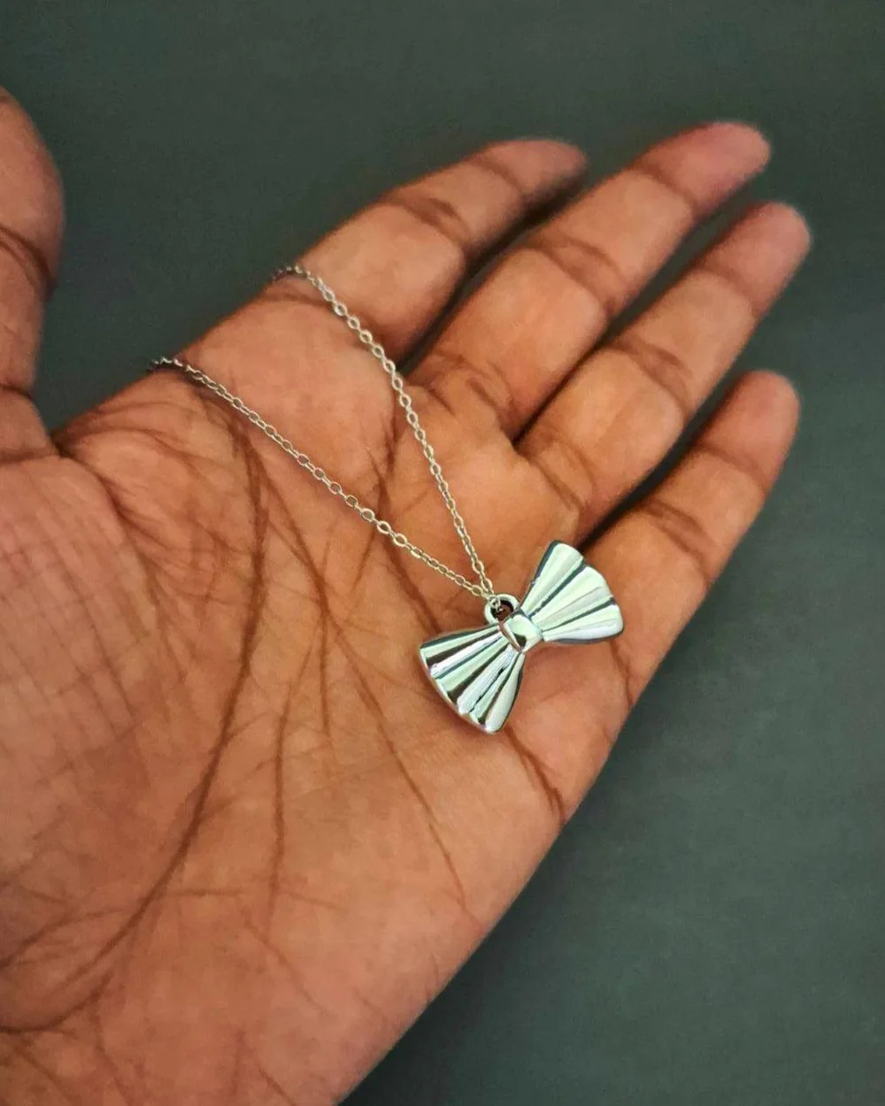 Zevarly Zarika Silver Plated Anti Tarnish Pendant - Image 3