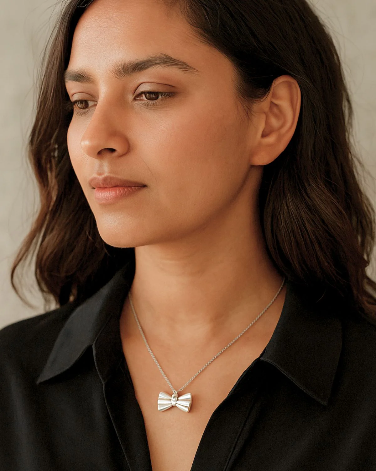 Zevarly Zarika Silver Plated Anti Tarnish Pendant